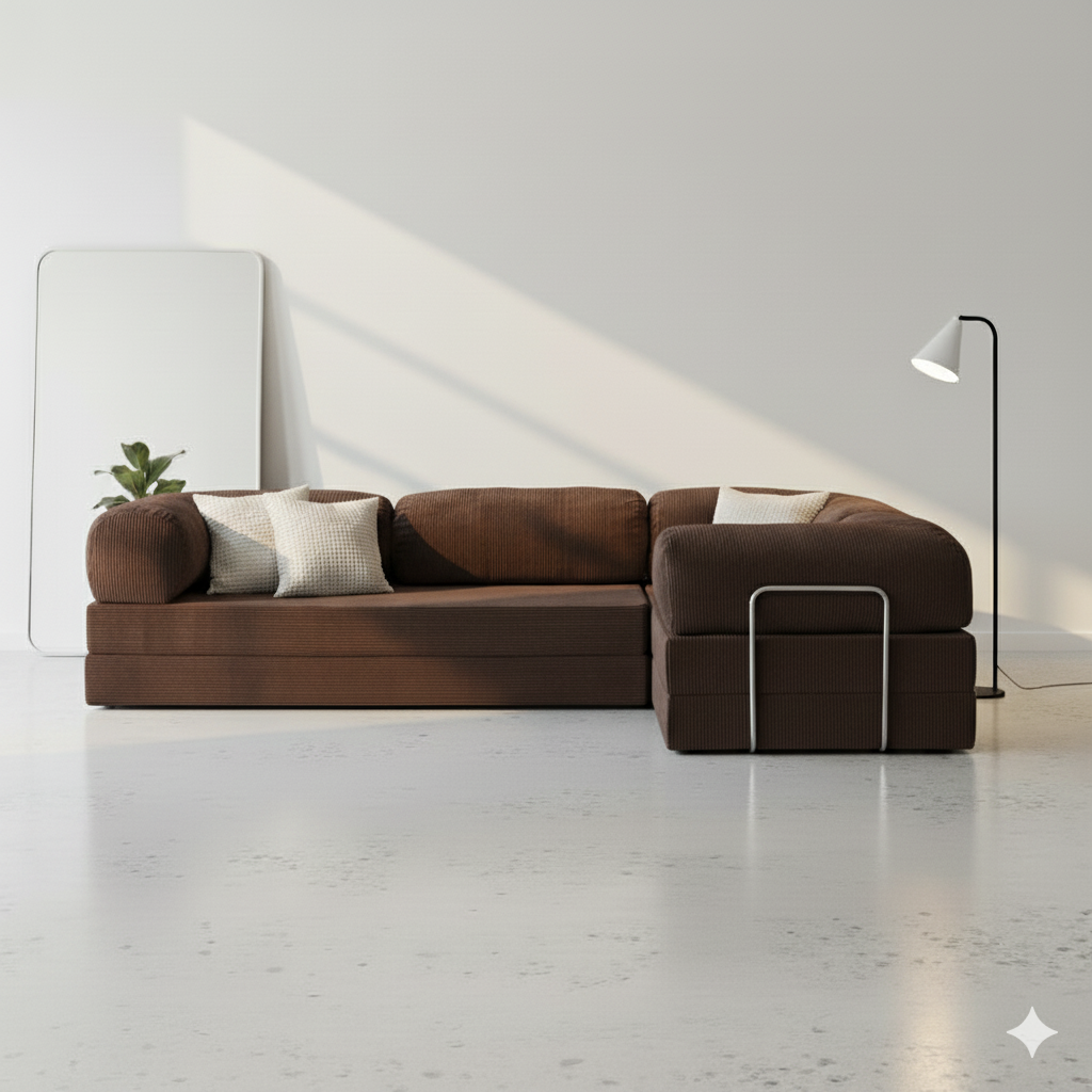 Modu Corner Sofa - Brown