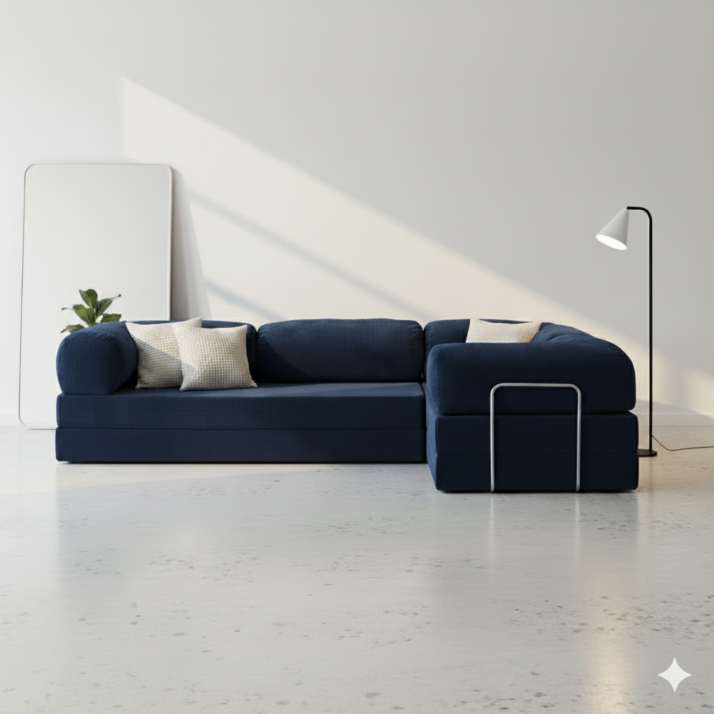 Modu Corner Sofa - Navy Blue