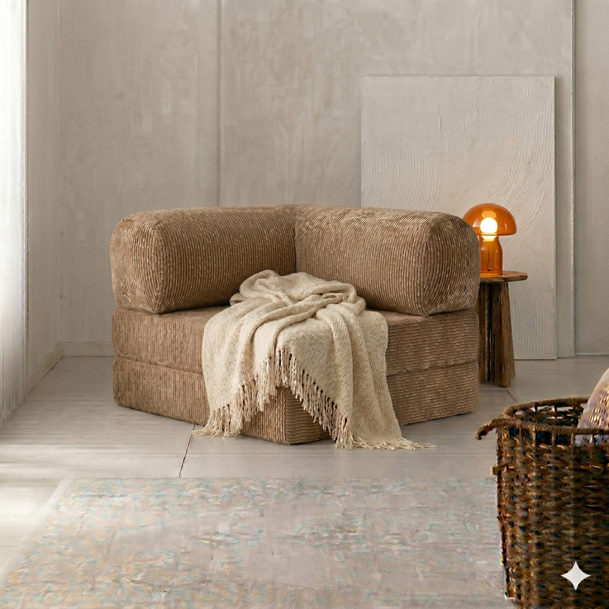 Single Sofa – L Shape Support