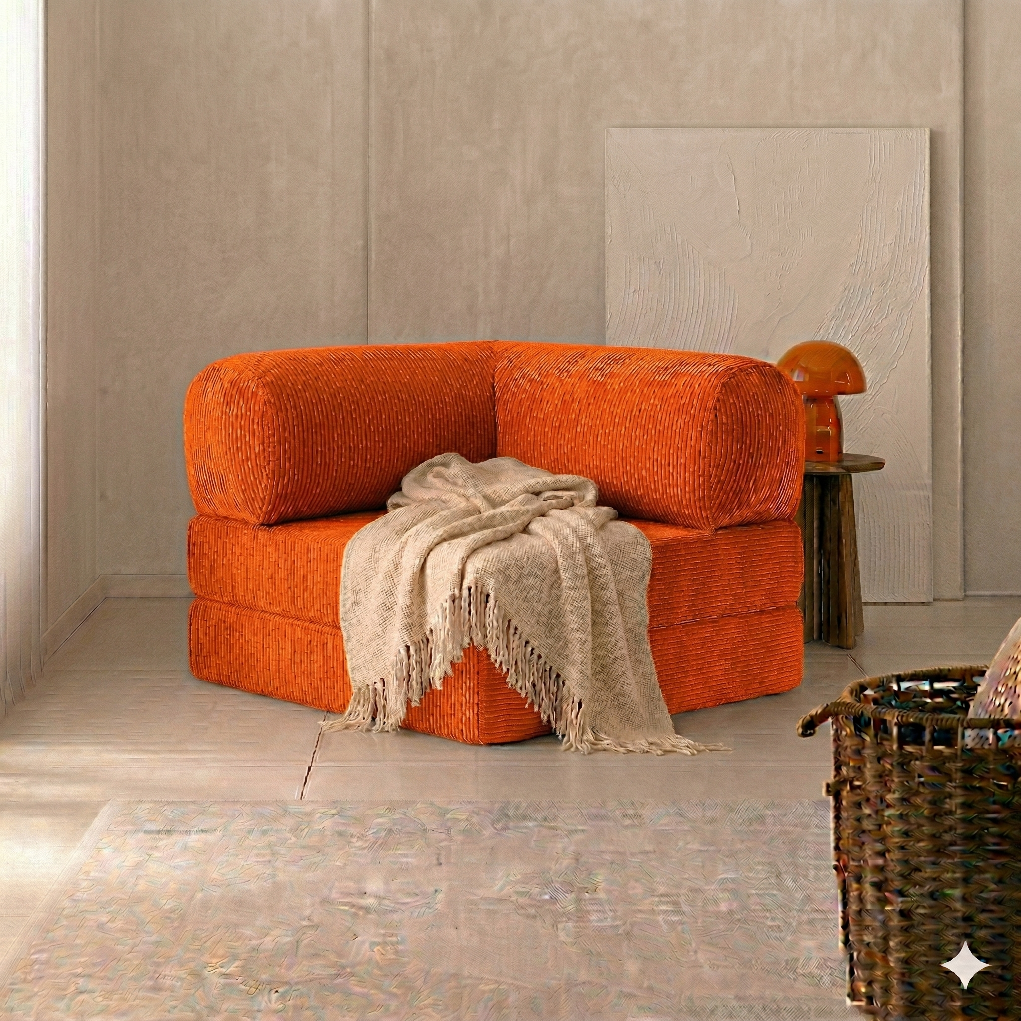 Single Sofa – L Shape Support