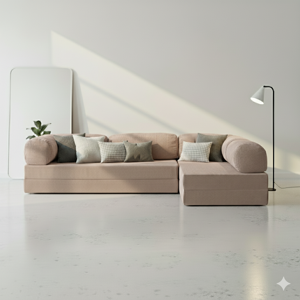 Modu Open Corner Sofa - Sand