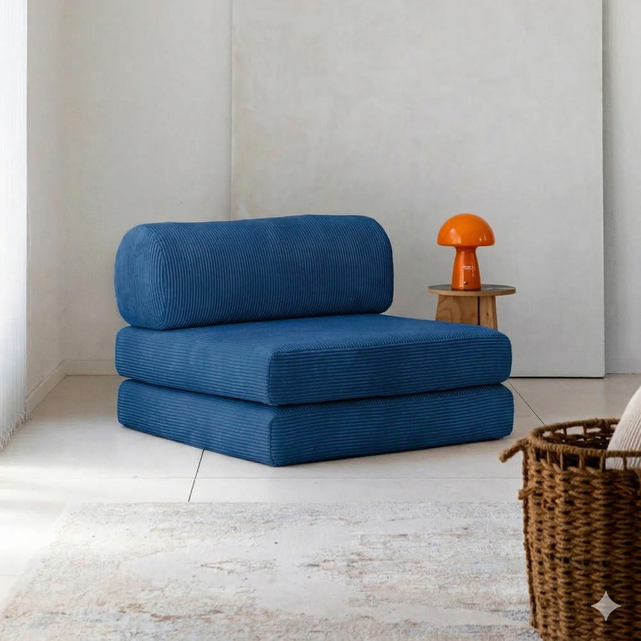 Single Sofa – Cylinder Backrest