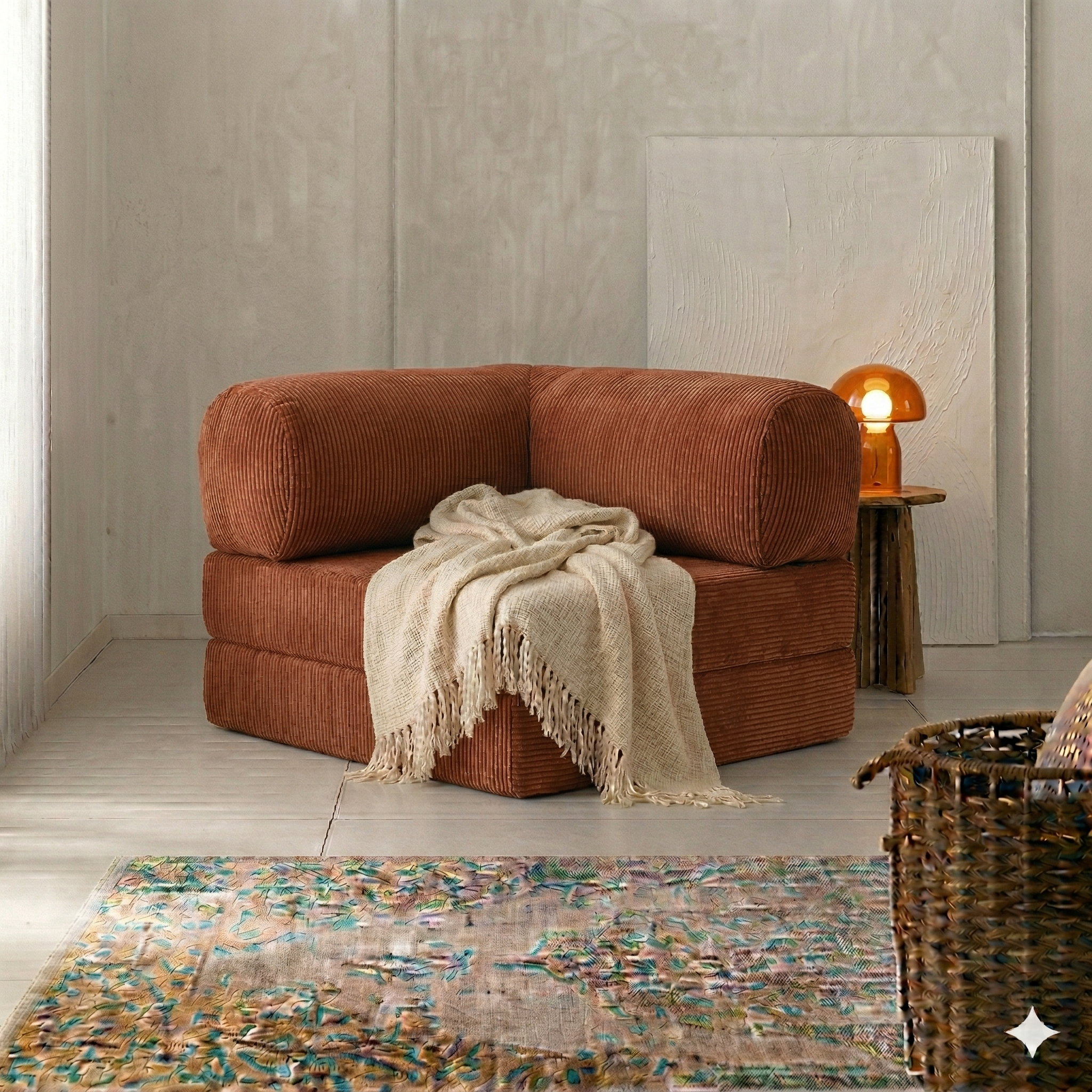 Single Sofa – L Shape Support