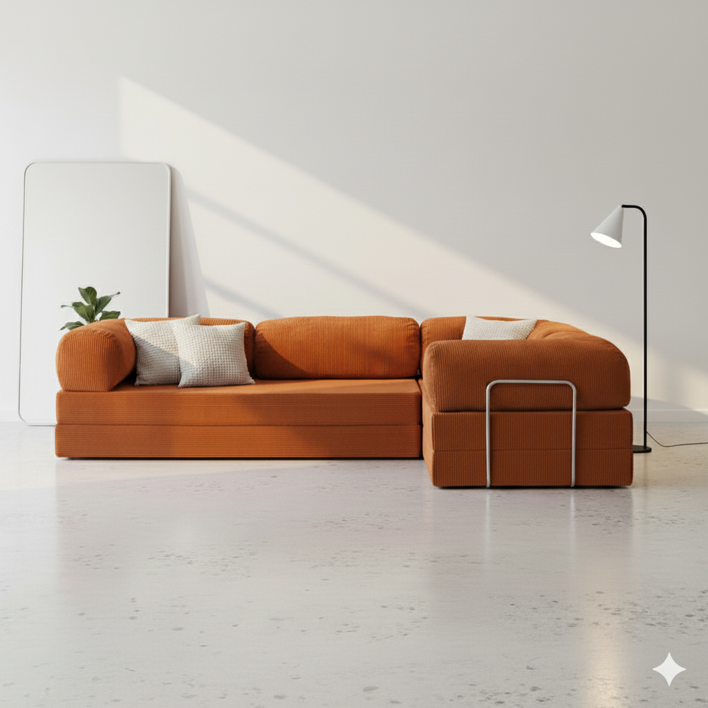 Modu Corner Sofa - Orange