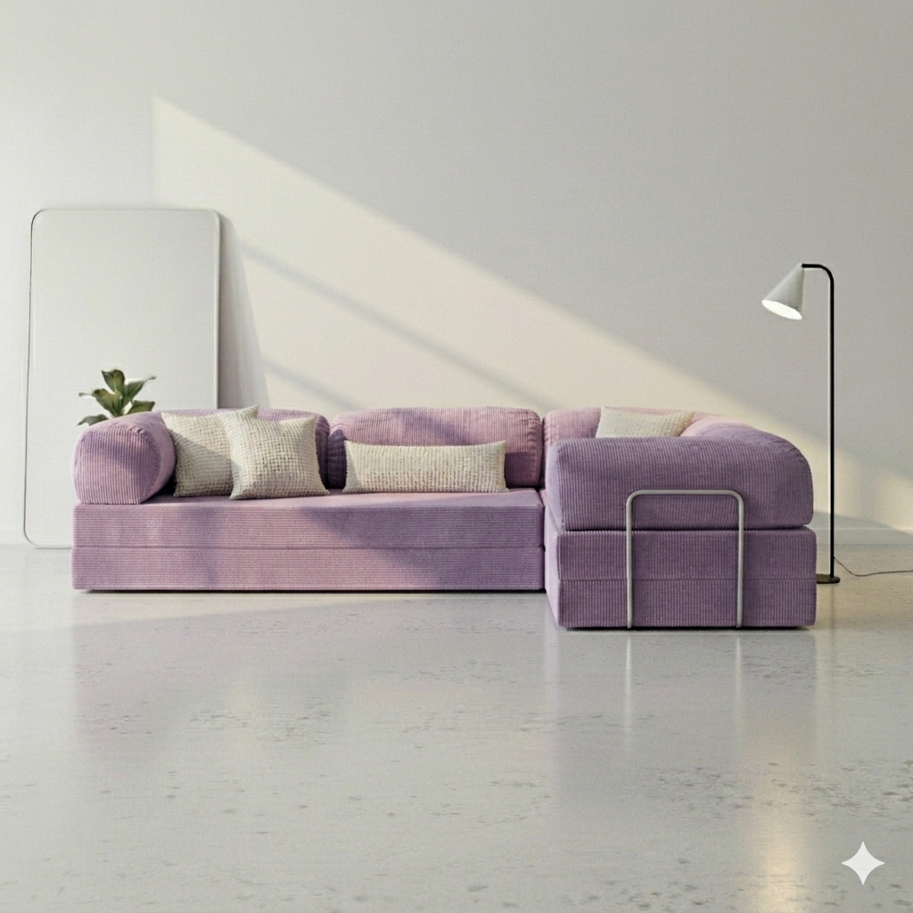 Modu Corner Sofa - Purple