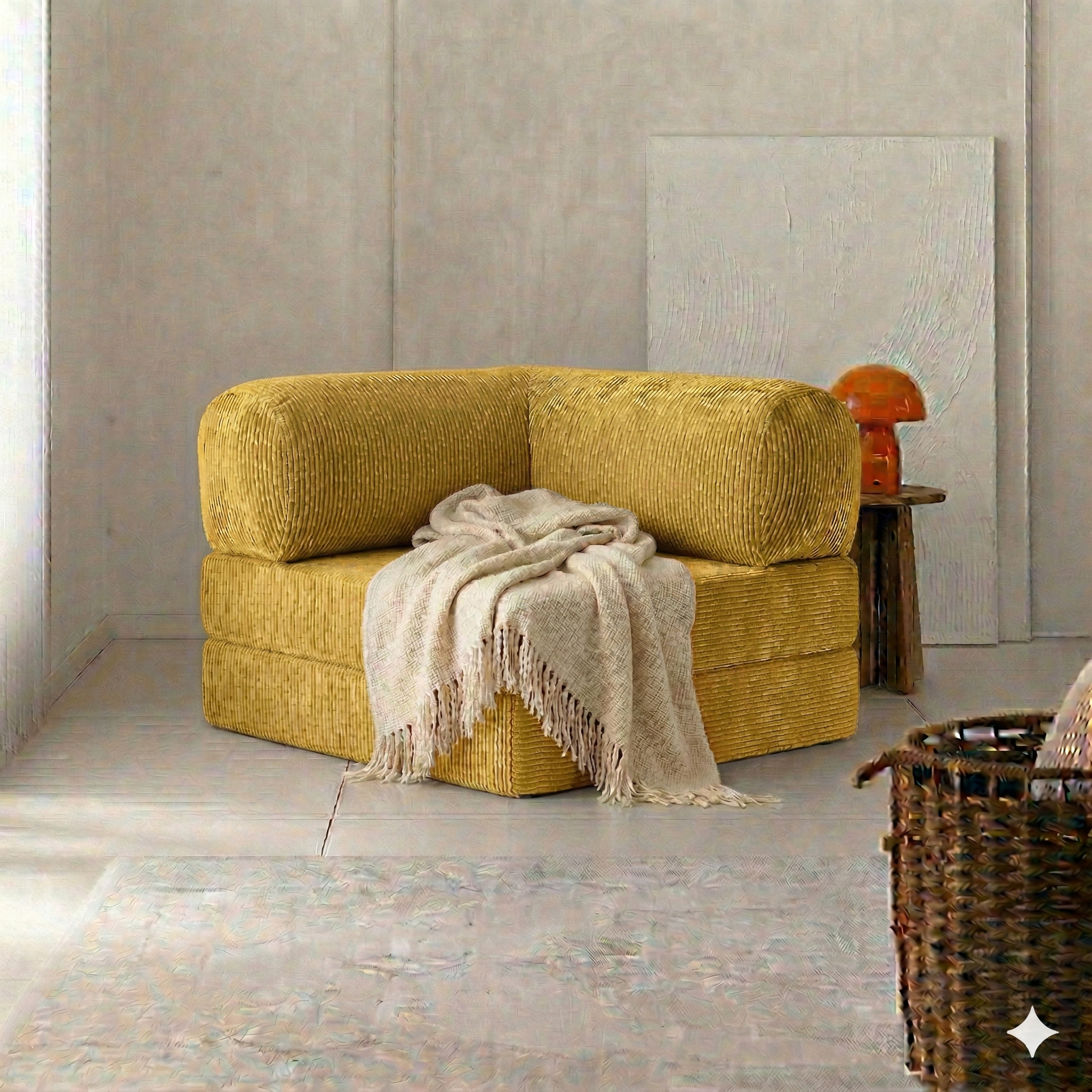 Single Sofa – L Shape Support