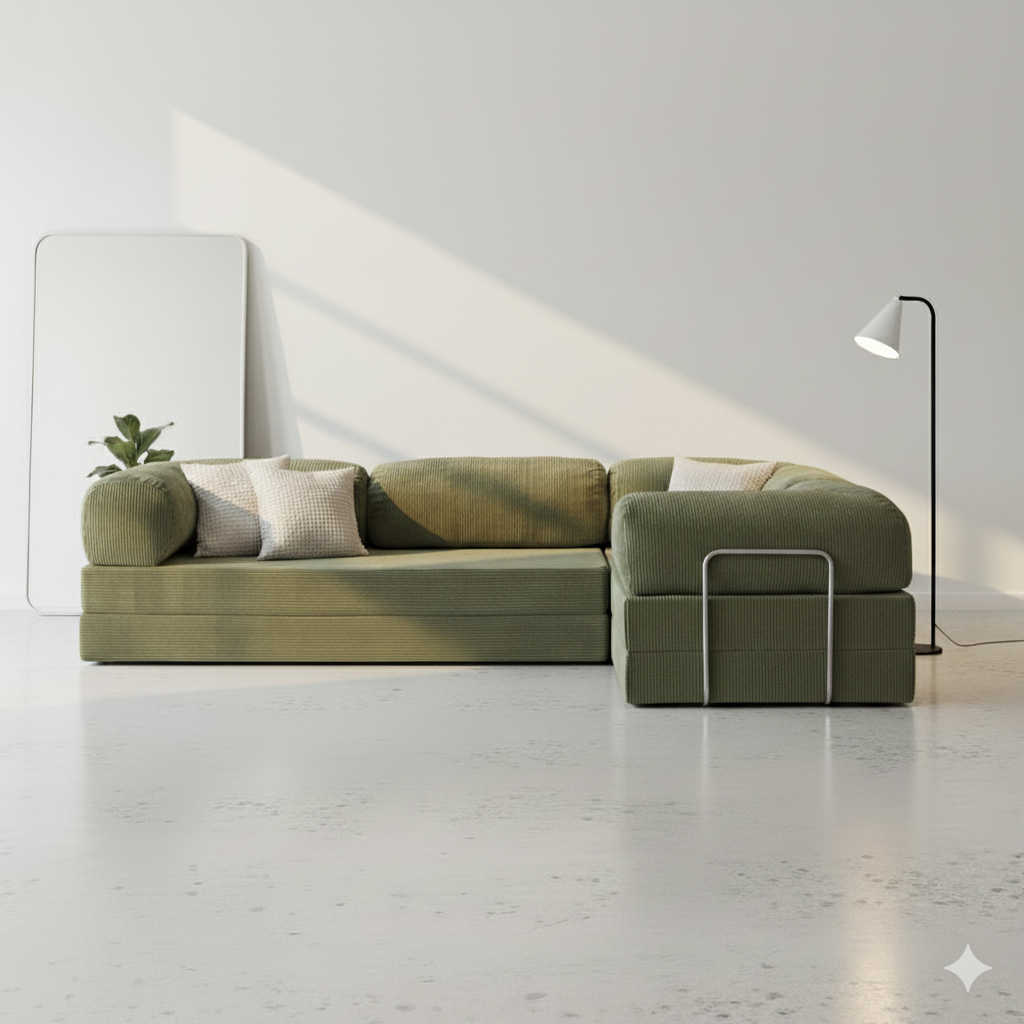Modu Corner Sofa - Green