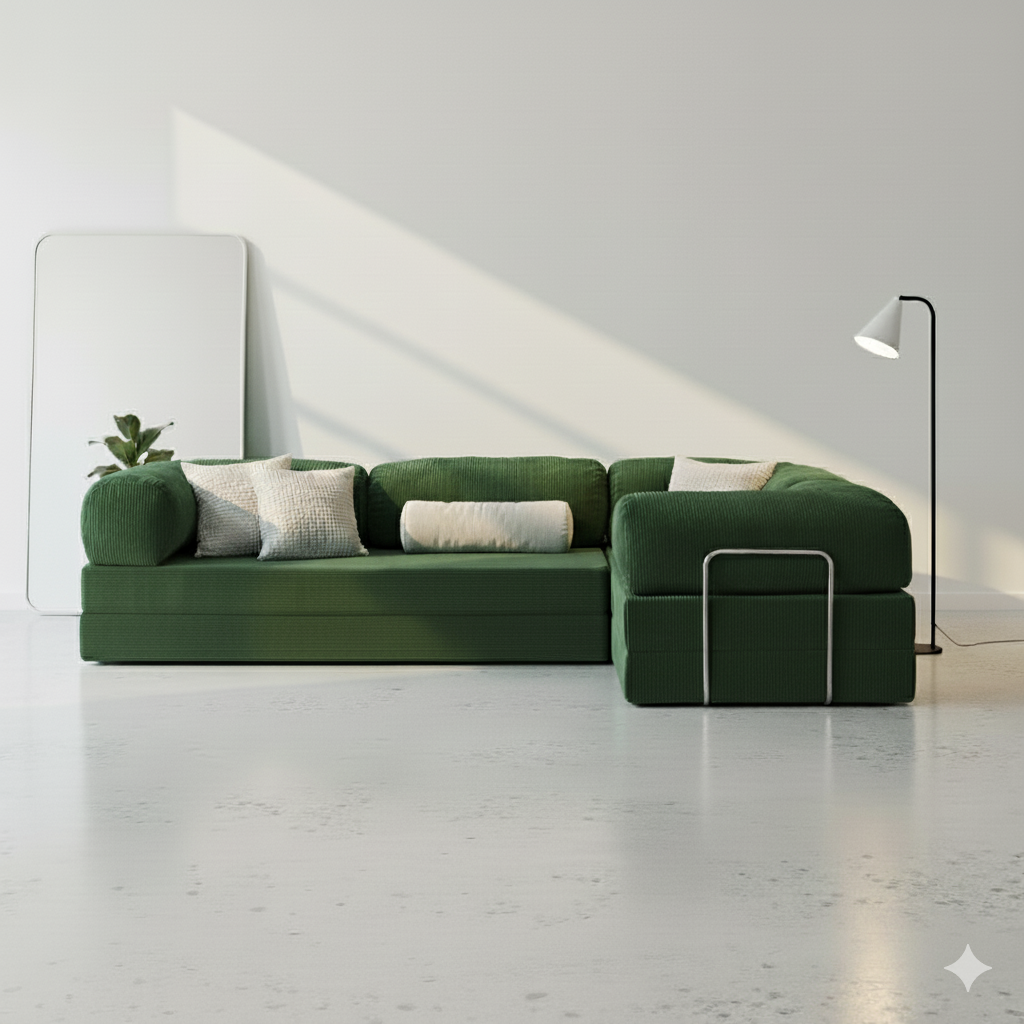 Modu Corner Sofa - Emerald